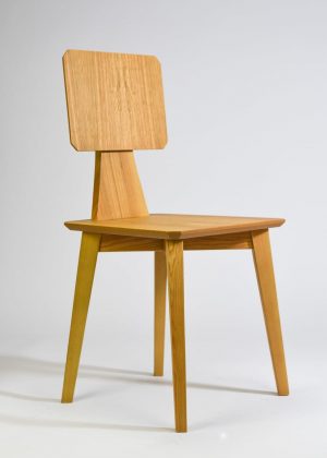 silla de madera personalizada roble natural